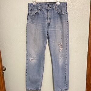 Levi's Men's Straight Jeans in Faded Blue